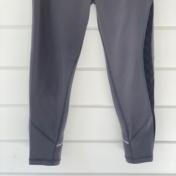 Ivivva Girl’s Elastic Waist Athletic Yoga Leggings Size 12 Grey Black - Picture 6 of 16
